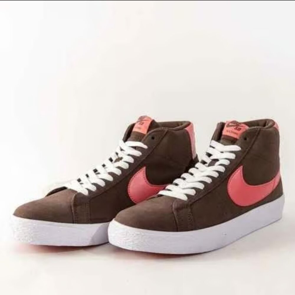 Men’s Nike Zoom Blazer Mid SB Brown Adobe Size 11.5 NEW FD0731-200 - Picture 1 of 8